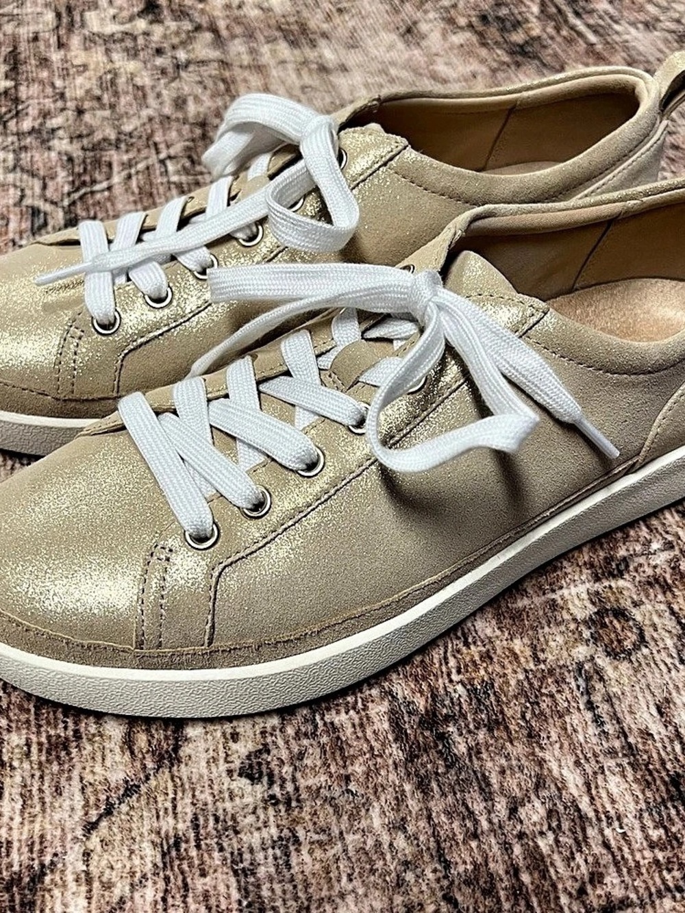 Vionic Metallic Gold Sneaker